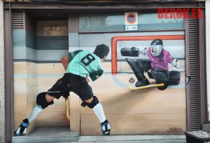 Graffiti Jockey 3d Trampantojo Sant Andreu Barcelona 300x100000